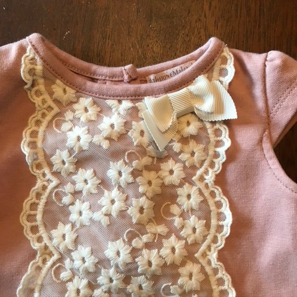 Catherine Malandrino Baby Dress Dusty Pink - Picture 2 of 5